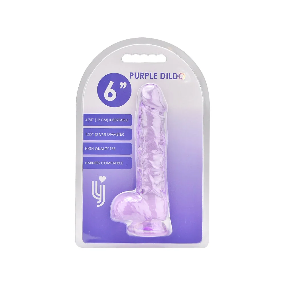 6" Purple Dildo