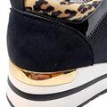 sorte leopard sneakers