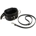 ZADO Leather Restraint Set læder bondage sæt med halsbånd, manchetter og kæde