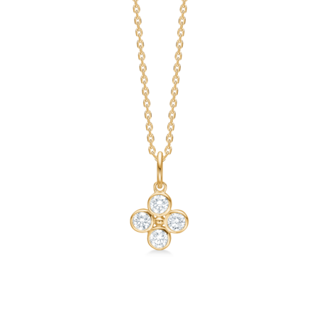 SOPHIA'S BLOOM vedhæng i 14 karat guld med 0,40 ct. brillanter W.SI.