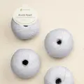 4 garnnoegler i kvaliteten arctic pearl fra pascuali i farven glacier 14