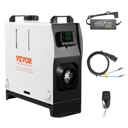 VEVOR 8KW dieselfyr all-in-one 12V 24V 220V