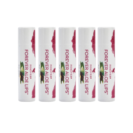 5 stk. Forever Aloe Lips bedste læbepomader