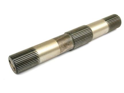 Lift shaft - 37 spline  (fig. 10 in the picture)  Must be used together with A1.41446  Fits on: FE35. MF35. MF65  OEM ref.  Landini 184359M2, 10746604, 353558X1 Massey Ferguson 353558X1, 184359M2, 184359M91