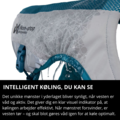 Non-stop Dogwear cooling vest med synligt mønster, når vesten er våd og kølingen er aktiv
