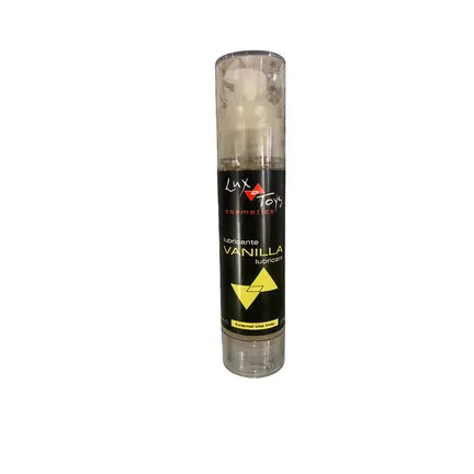 LuxToys vanilla glidecreme i praktisk flaske med silkeblød konsistens