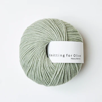 garnnoegle heavy merino fra knitting for olive i farven stoevet artiskok