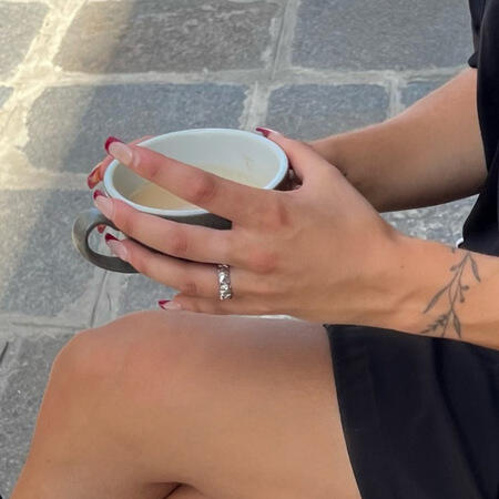 Big Element ring in silver | Studio Z