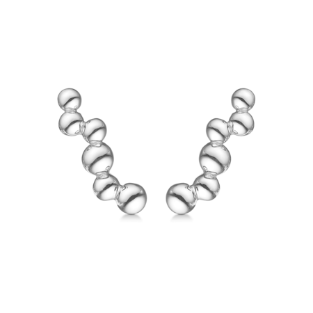 EMBEDDED BALL sølv øreringe | Mads Z