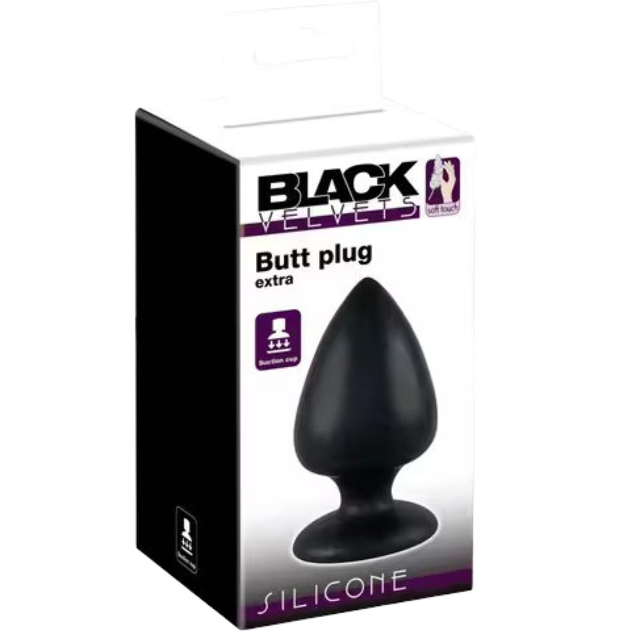 Black Velvets Extra Buttplug