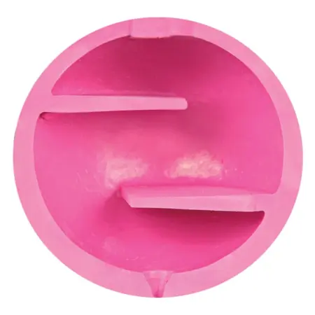 Tværsnit af en Trixie Snackbold | Lydløs | Naturgummi | Fås i 4 størrelser