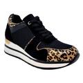 sorte leopard sneakers
