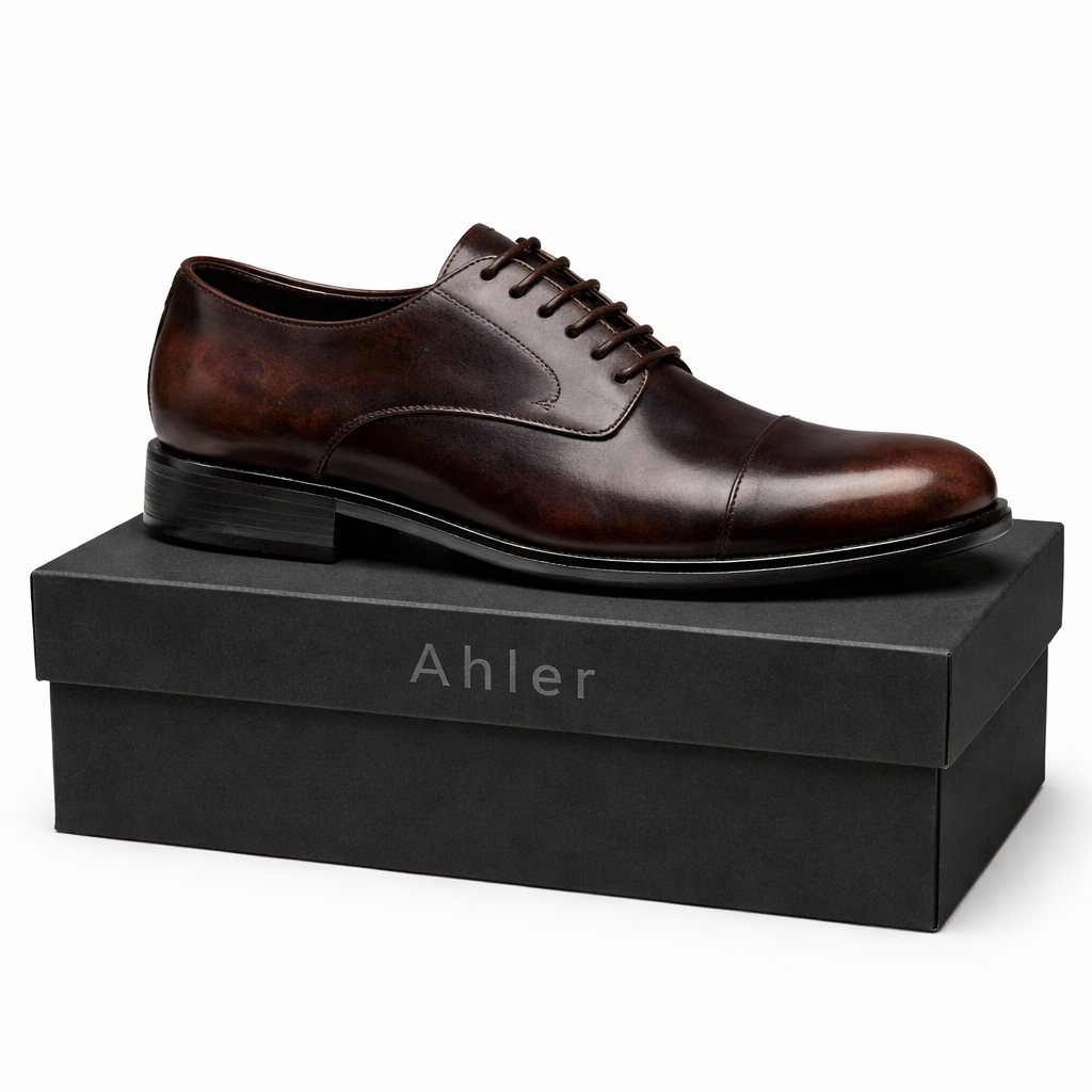 Herre Lædersko Tan - 40