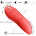We-Vibe Touch X – silkeblød, kraftfuld klitorisvibrator med 7 rytmer og 8 intensiteter, vandtæt og genopladelig