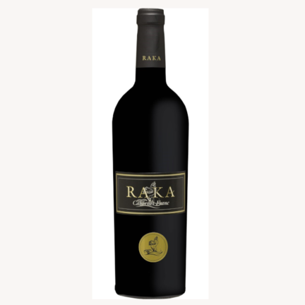 Flaske af Raka Cabernet Franc 2021 – elegant rødvin fra Walker Bay med noter af bær, læder og krydderier.
