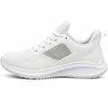 Klassiske hvide unisex sneakers i mesh