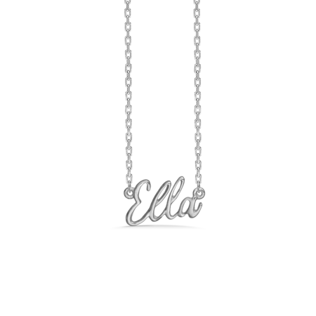 Name Tag Ella made in 925 pure sterling silver.