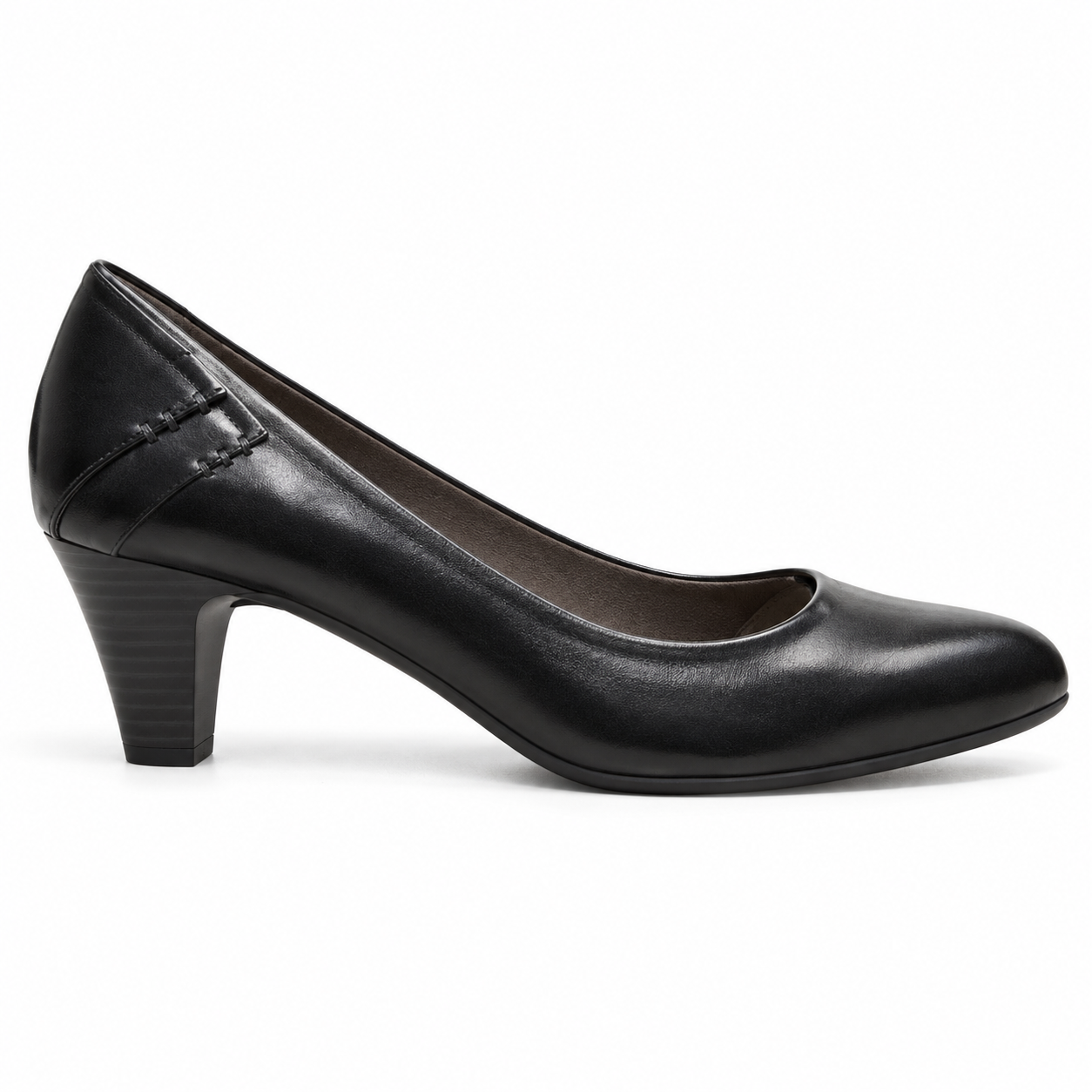 Tamaris Pumps Med Syningsdetalje  Sort - 42