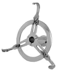 Anal Spreader Deluxe i poleret rustfrit stål med justerbar åbning og bundring