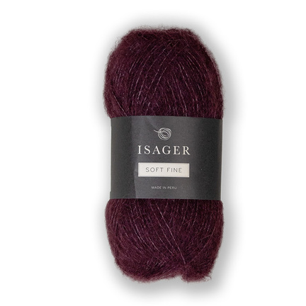garnoegle af maerket isager soft fine fra isager farve 36