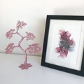 bonsai wire træ rosa