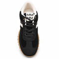 Sort Froté Sneaker Med Blødt Foer