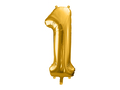 Guld folie ballontal til helium 1