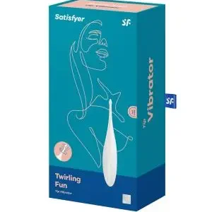 Satisfyer Twirling Fun spidsvibrator i medicinsk silikone