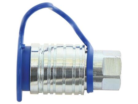Hydraulik 1/2" lynkobling - Støvhætte - Blå