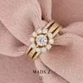 CROWN TIARA diamond ring in 14 karat gold | Danish design by Mads Z