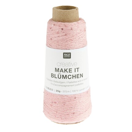 garnneogle fra rico design make it blumchen i farven rosa