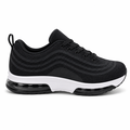 sort sneaker, sporty sneaker, sneaker med air sål, komfort