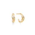 DIAMOND NEST earrings in 14 karat gold | Danish design by Mads Z