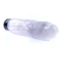 Bossoftoys Real Skin Realistic Vibrator 22 cm Ø 4 cm i transparent jelly med realistiske detaljer
