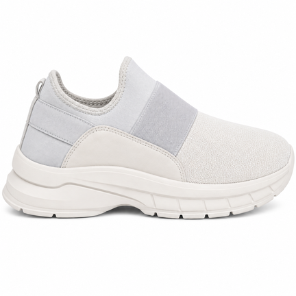 Hvide Slip-On Sneakers – Komfortabel og Moderne Hverdagssko