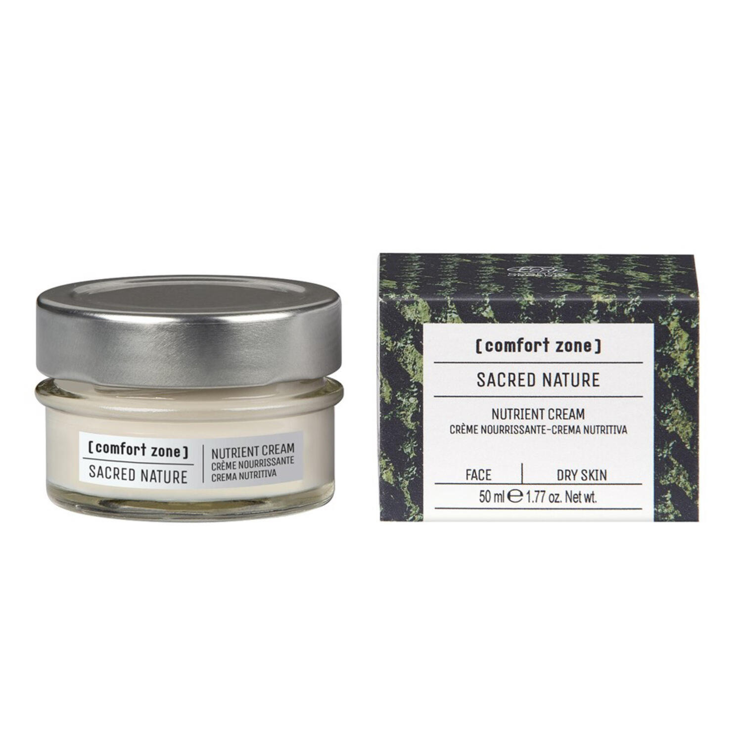 Comfort Zone, Sacred Nature, Nutrient Cream, 50 ml. - Økologisk creme, dags- & Natcreme, Hudpleje.