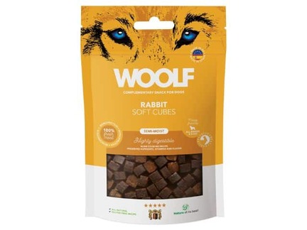 Woolf Soft cubes rabbit - 100g