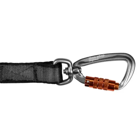 Hundesnor med lås – Non-stop Dogwear Move Leash med Twist-Lock karabinhage