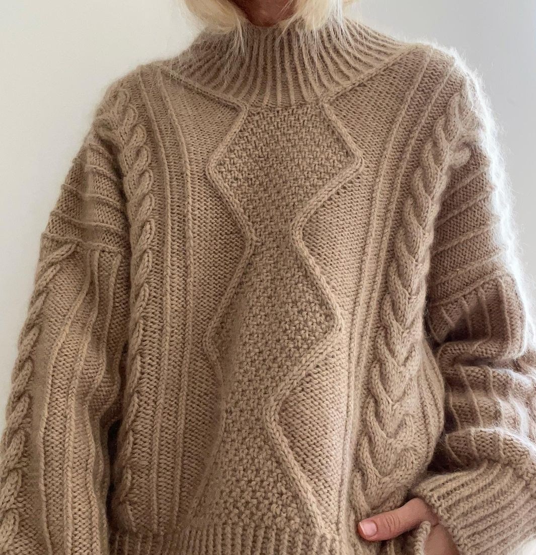 sweater knitting pattern english knit
