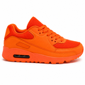 neon orange sneaker dame, neon sneakers, orange sneakers dame, sporty sneakers orange, sneakers med luftpude, luftsål sneaker dame, trendy sneakers neon, orange sko dame,
