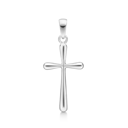 Silver cross drop | Danish design by Mads Z