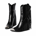 Noira Fringe Heel Boot