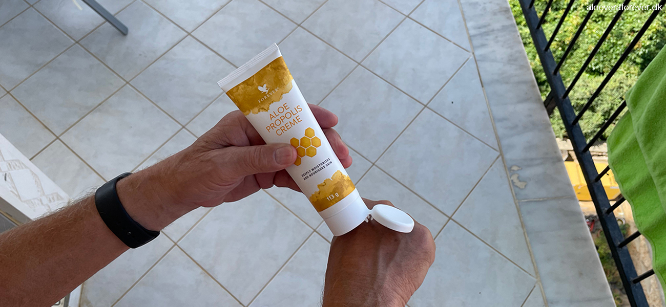 Aloe vera creme med propolis - Aloe Propolis Creme bedste håndcreme til tørre hænder