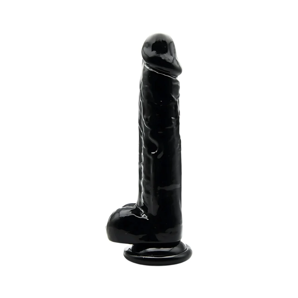 8" Black Dildo
