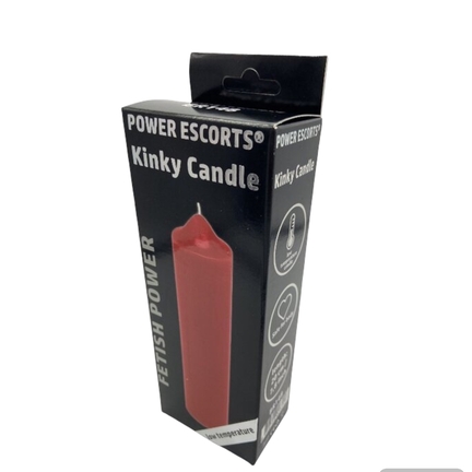 Power Escorts Kinky Candle – erotisk massage- og kink-lys med varm olie