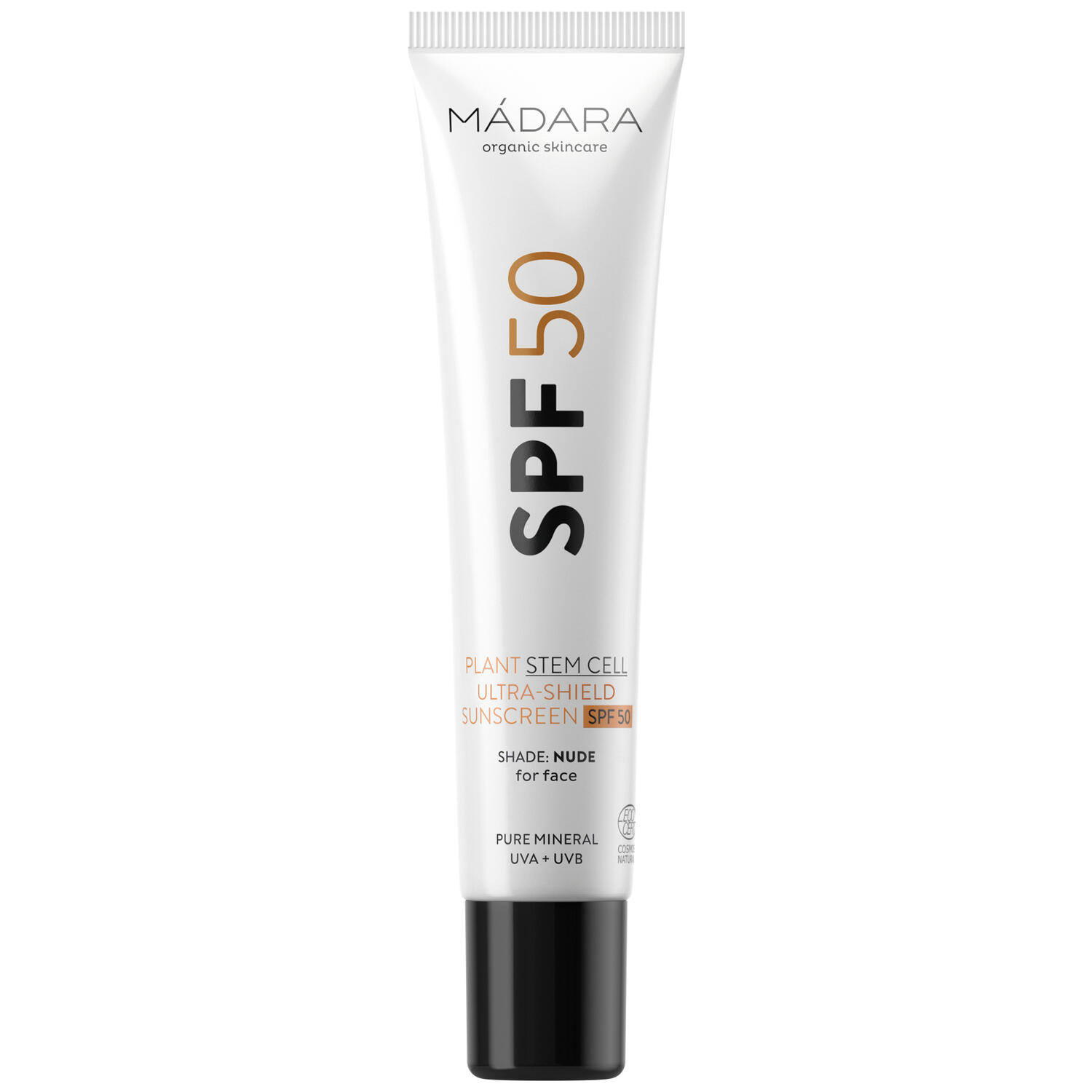 Mádara, SPF50 Plant Stem Cell Ultra-Shield Sunscreen, 40 ml. - Solfaktor, Hudpleje, Ansigtspleje, SPF, Solbeskyttelse