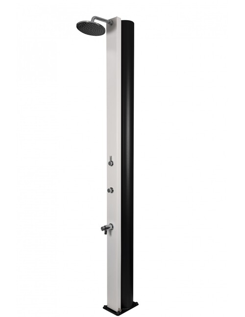 CRM PULSATE - Solbruser 40 liter - Hvid, Med fodvask + timer