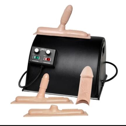Sybian orgasme maskine med realistiske tilbehør og fjernbetjening