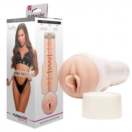Fleshlight Girls Vina Sky “Exotica” masturbator med realistisk vaginaåbning i SuperSkin®-materiale