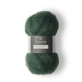 isager silk mohair farve 37 garn mørk grøn